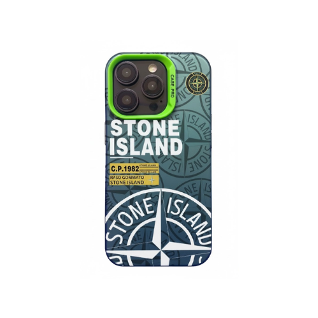 Coque pour iphone 11 Stone island / vert  