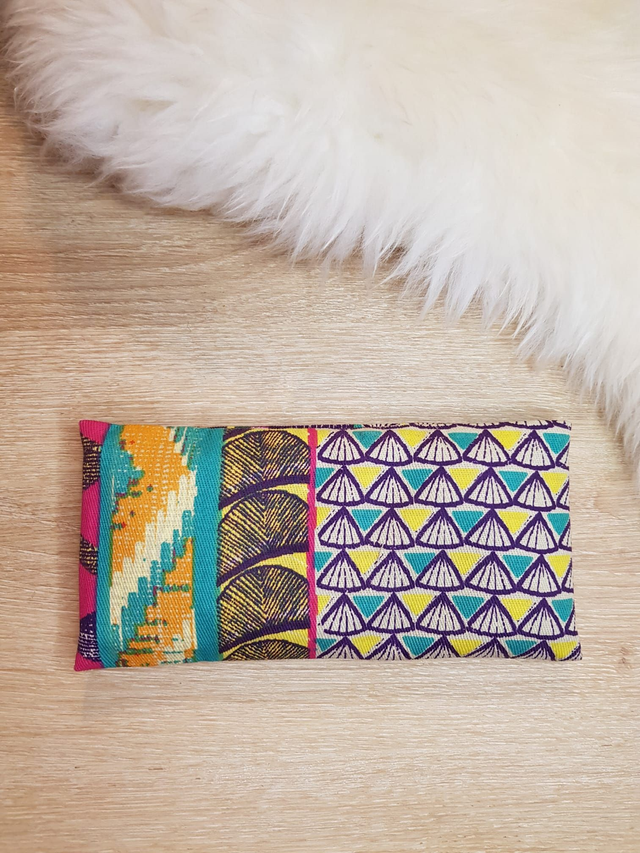 31 - Coussin pour les yeux - Graphique multicolore