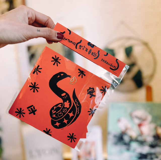 Lot de cartes nouvel an SERPENT 蛇年春聯