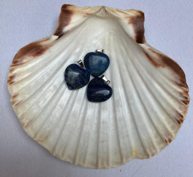 Pendentif Cœur en Lapis Lazuli