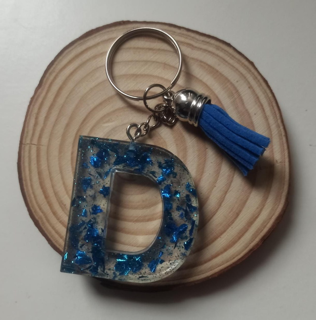 Porte clés lettre - D