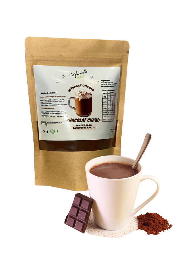 Préparation pour chocolat chaud  