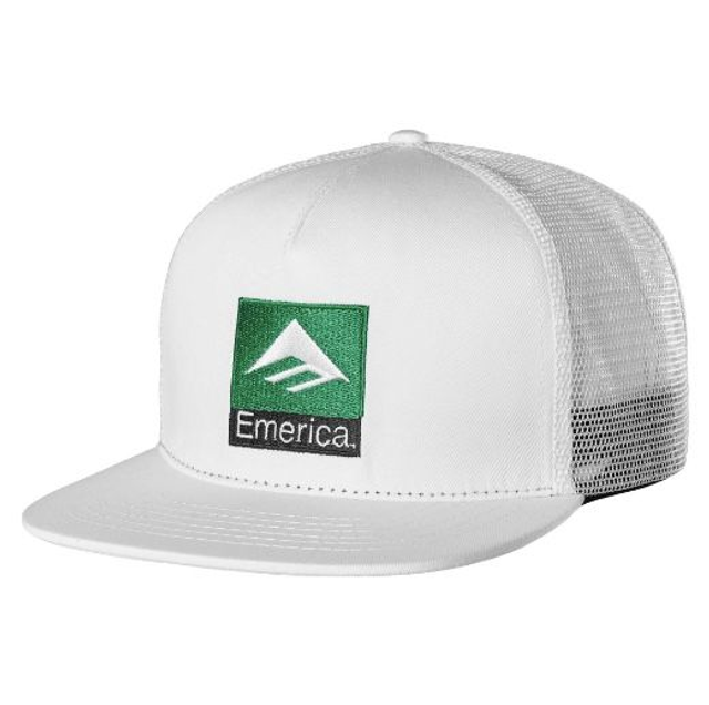 EMERICA CAP CLASSIC SNAPBACK, WHITE