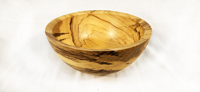 MA44 Small Bowl in Handkerchief Tree by Meyrick Ames, 20x15cm Wood