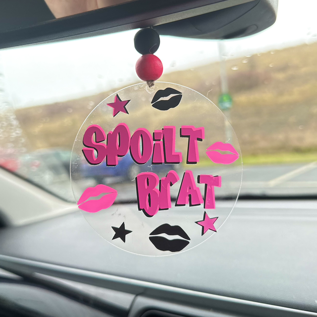 ‘Spoilt Brat’ Car Hanger