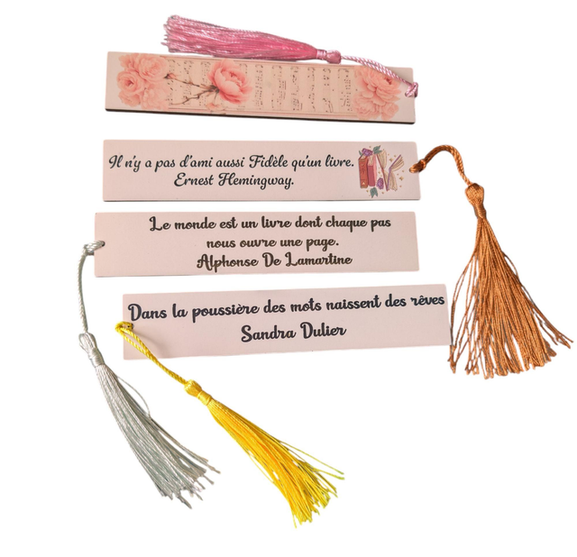 Marque page personnalisable 