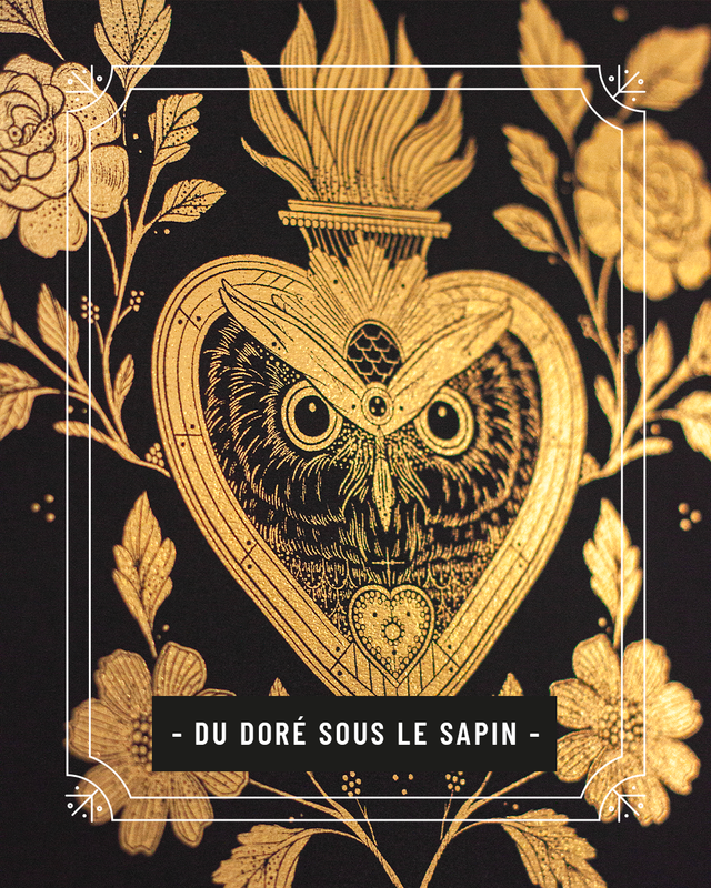 _ Pack "Du doré sous le sapin" (1 A4 + 2 A5)