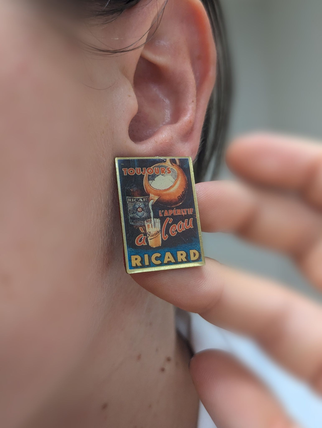 PRECOMMANDE - "L'apéritif à l'Eau" - Pins Ricard, Cuir de Vachette