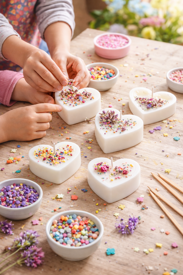 🕯️ Atelier Bougie – enfant / parent  📅 Samedi 12 avril – 14h