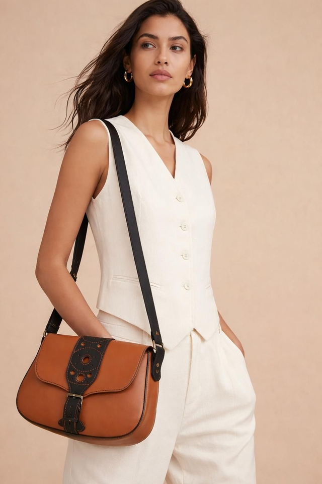 ✨️ PROMO ✨️ Sac Collection Brida - Marron et noir