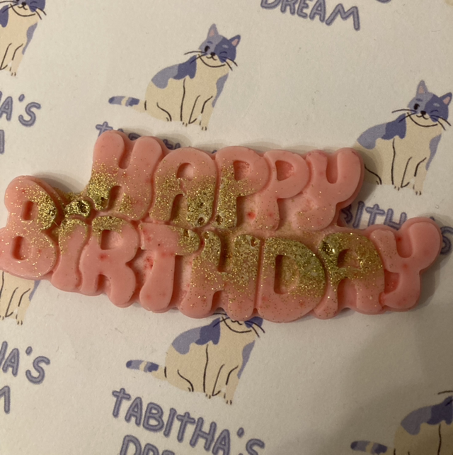 Happy birthday wax melt luxe living odouraze