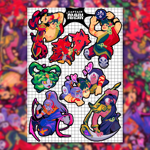 STICKER SHEET ✦ Hades