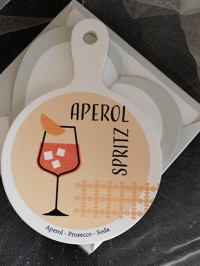 Sotto bicchiere " Aperol spritz"