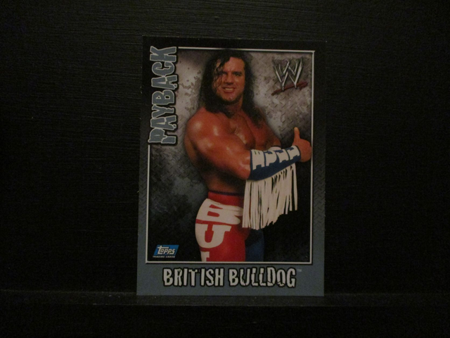 British Bulldog - Payback Original Trading Card #89