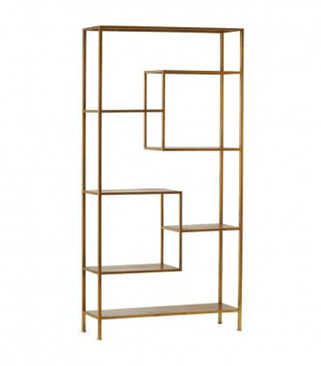 Etagère métal doré