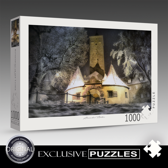 Original Rothenburg Puzzle | Castle gate in the snow