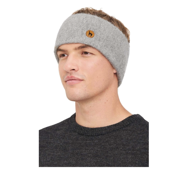 STRETCH Alpakastirnband – Silber