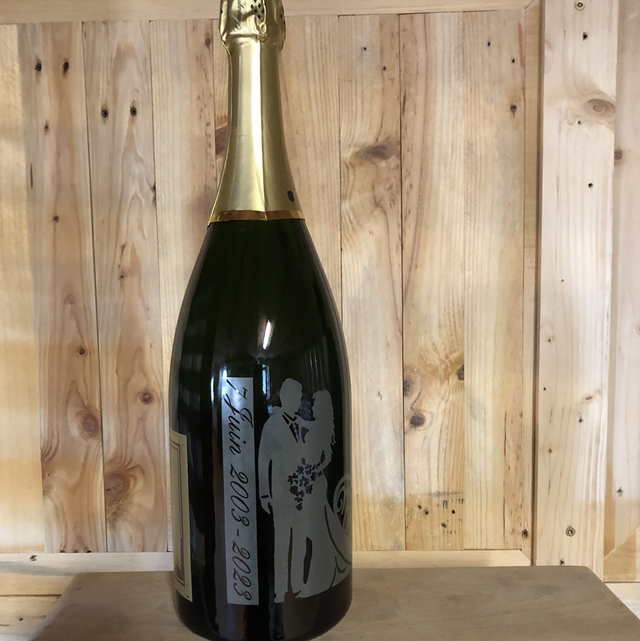 Exemple gravure Magnum Champagne 1,5 L