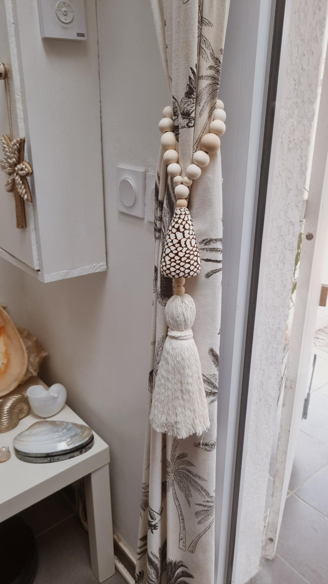 Embrasse conus - pompon beige