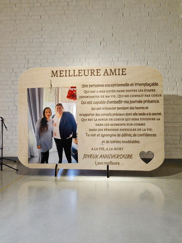 PANCARTE TEXTE + PHOTO