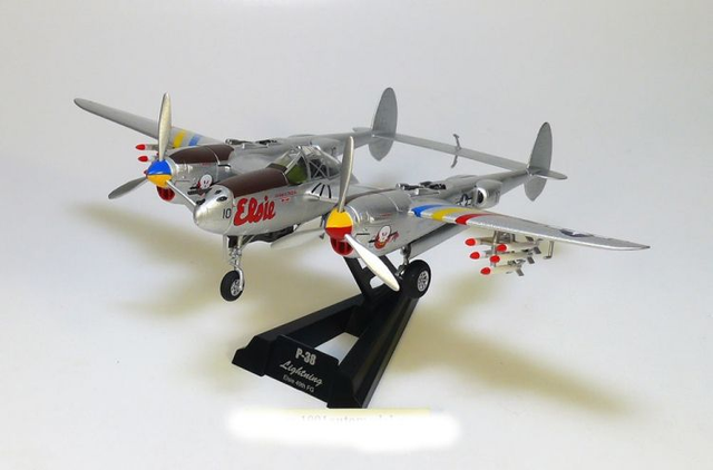 P-38 Lightning "Elsie" Com Col Clay Tice