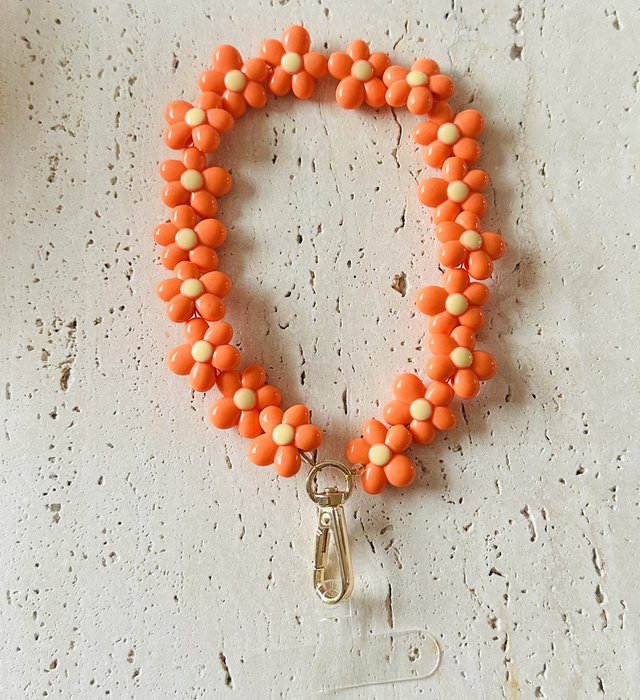 Bloemen Telefoonkoort oranje 