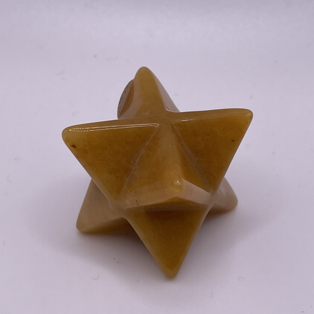 Merkaba Star - Yellow Aventurine