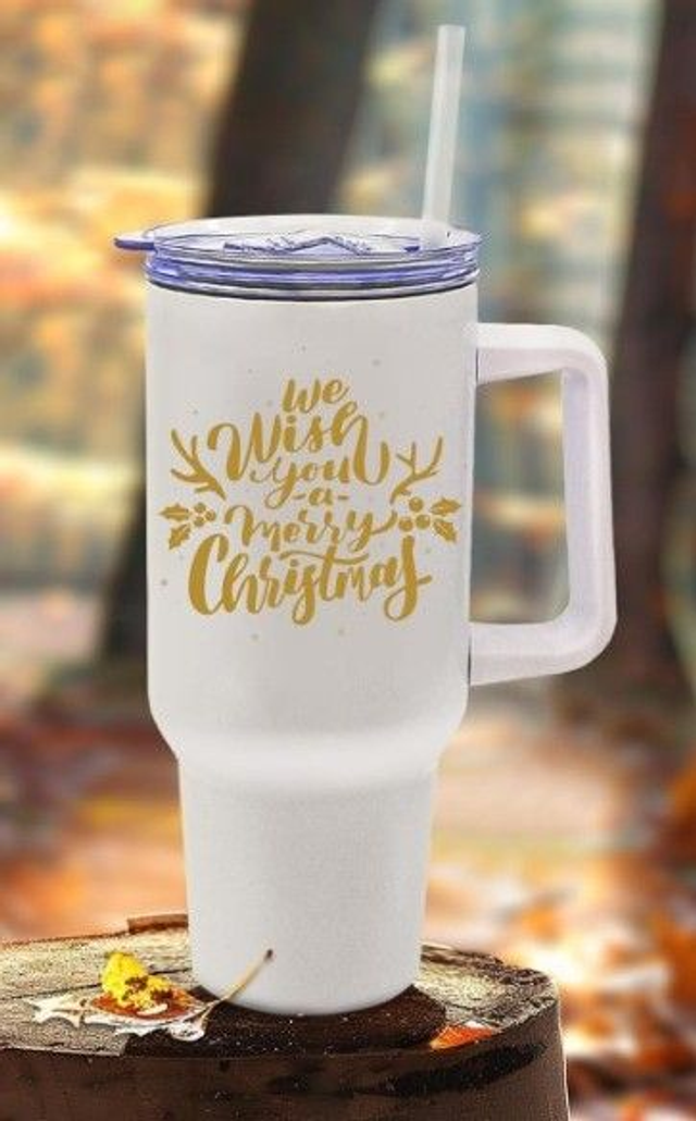 SUBLIMATED - 40oz Stainless Steel Vacuum Insulated Travel Cups