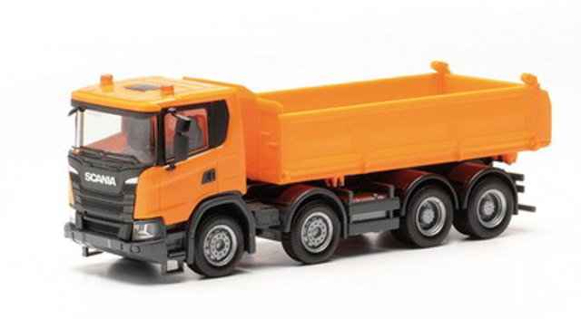 Scania XT17 Meiler 3-Seitenkipper, kommunalorange Herpa 1:87 Liefertermin 2023