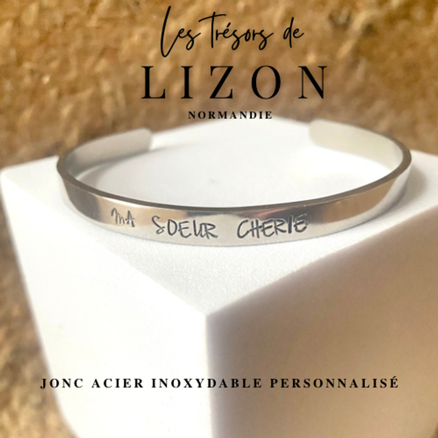 JONC ACIER INOXYDABLE ARGENTÉ 