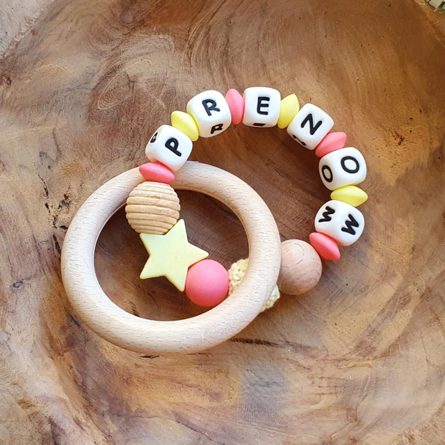 Hochet personnalisé 