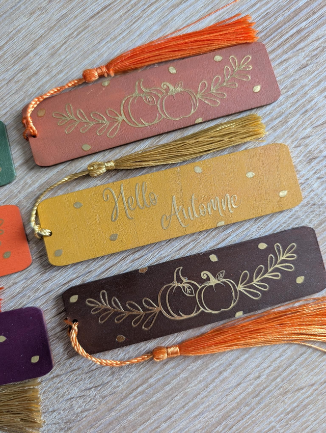 Marque-page "Hello Automne"