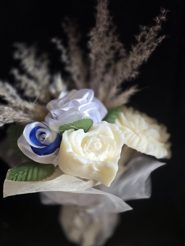 Bouquet fondants fleur de coton 