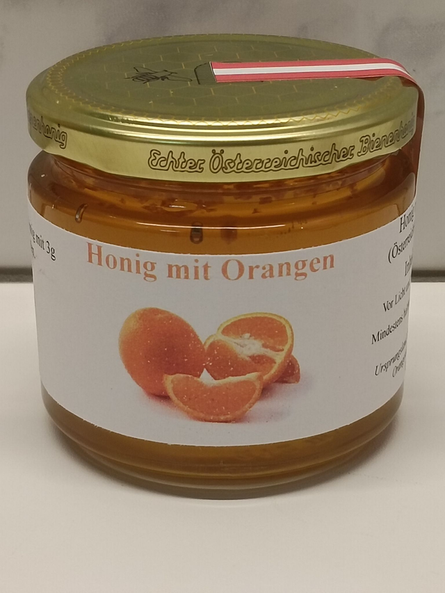 Honig mit Orangen 250g
