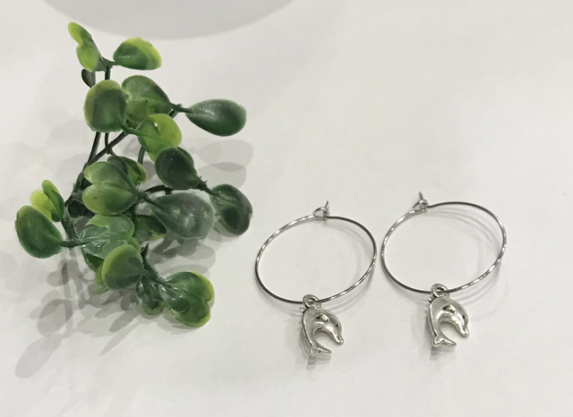 Silver Dangling Earrings- SDE85