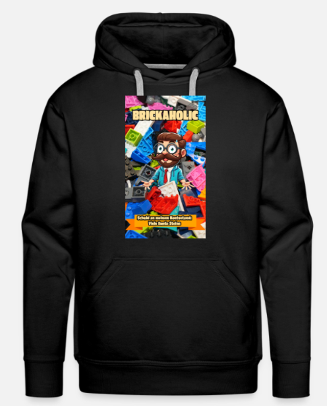Brickaholic - Organic Hoodie Damen