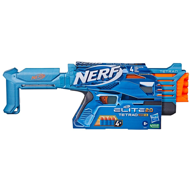 Nerf Elite Tetrad 2.0 QS4 - Nerf - Multicolore 46CM