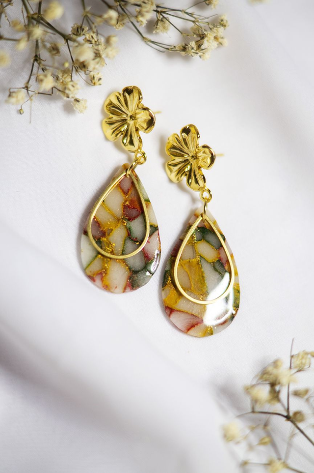 Coloris automne - Boucles Flora