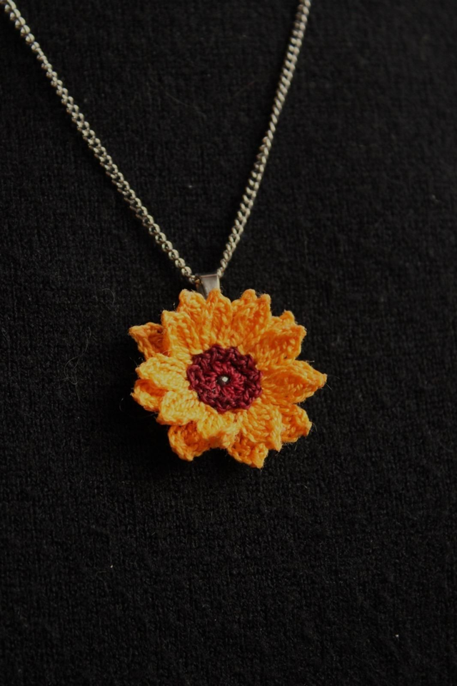 Collier Tournesol 