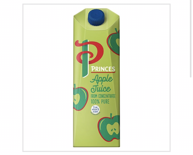 Princes Apple Juice from Concentrate 1 Litre