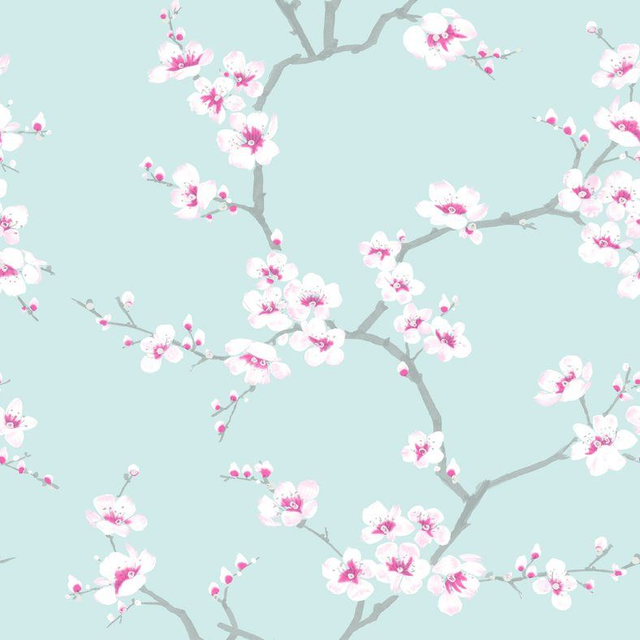 Apple Blossom- Pink/ Blue