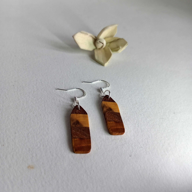 Boucles d'oreilles multicolores