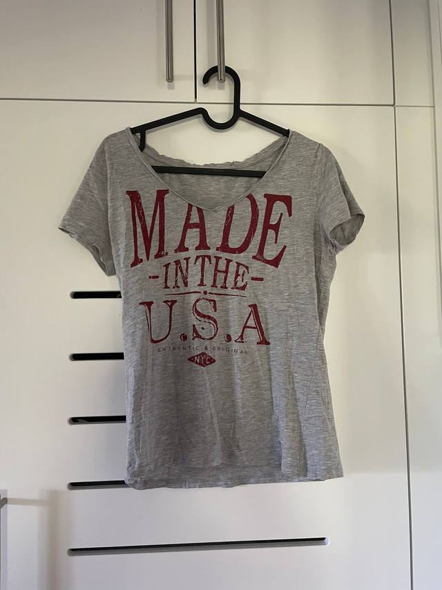 T-shirt gris Made in the USA (15)