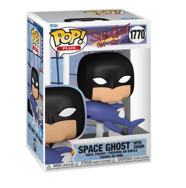 0058 - FUNKO - Plus - Spaceghost Coast to Coast - 1770 - Space Ghost with Shark