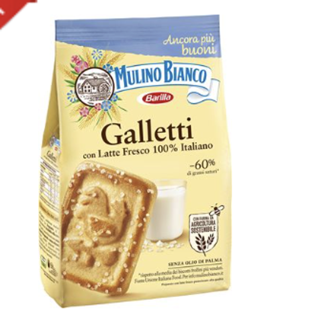 Mulino Bianco - Galletti - cukros keksz 350g