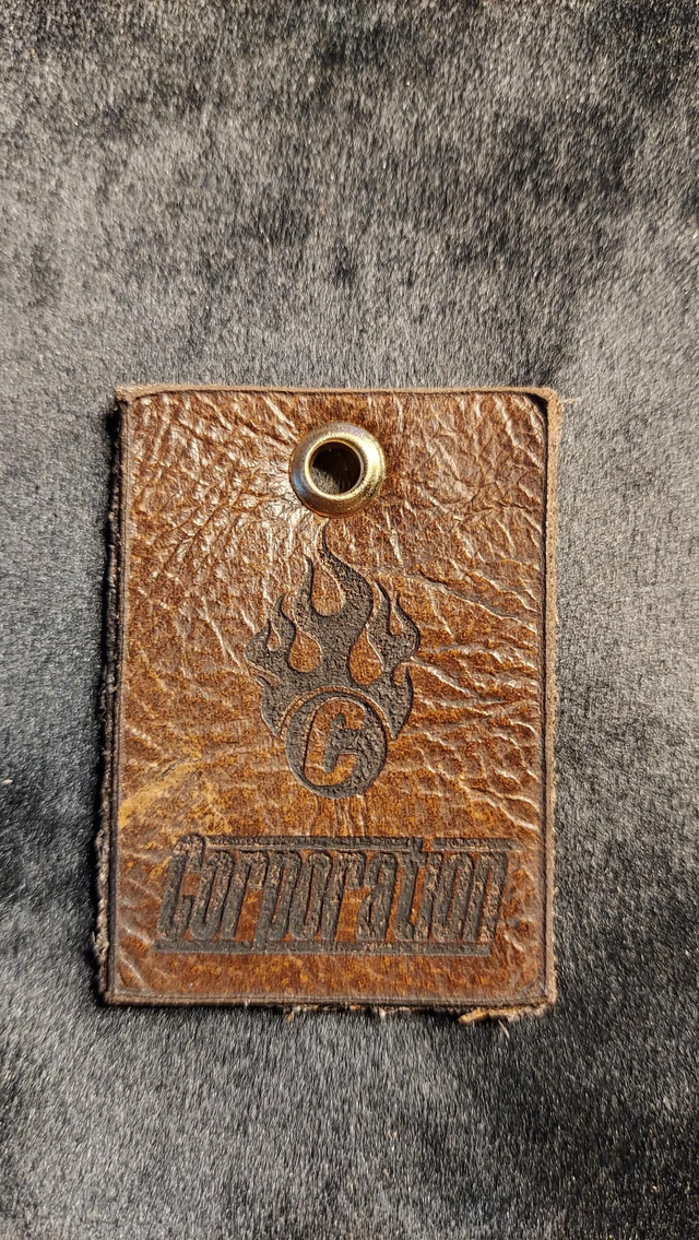 094 / 100 2nd Limited Edition Genuine CORP SOFA Leather Keyring