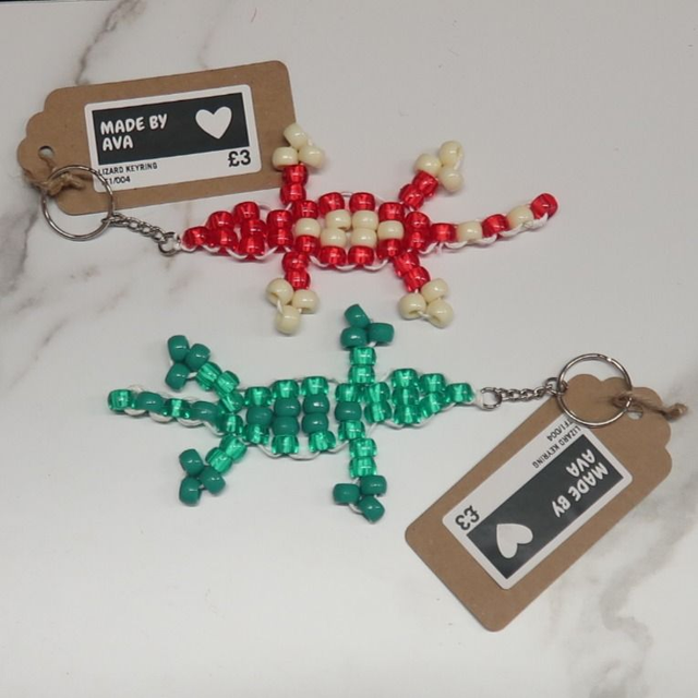 Beaded Lizard keyring