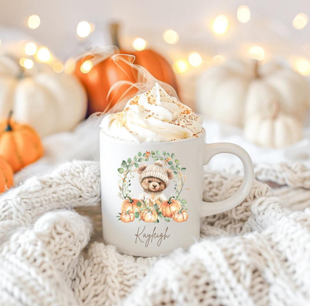 Halloween Teddy mug