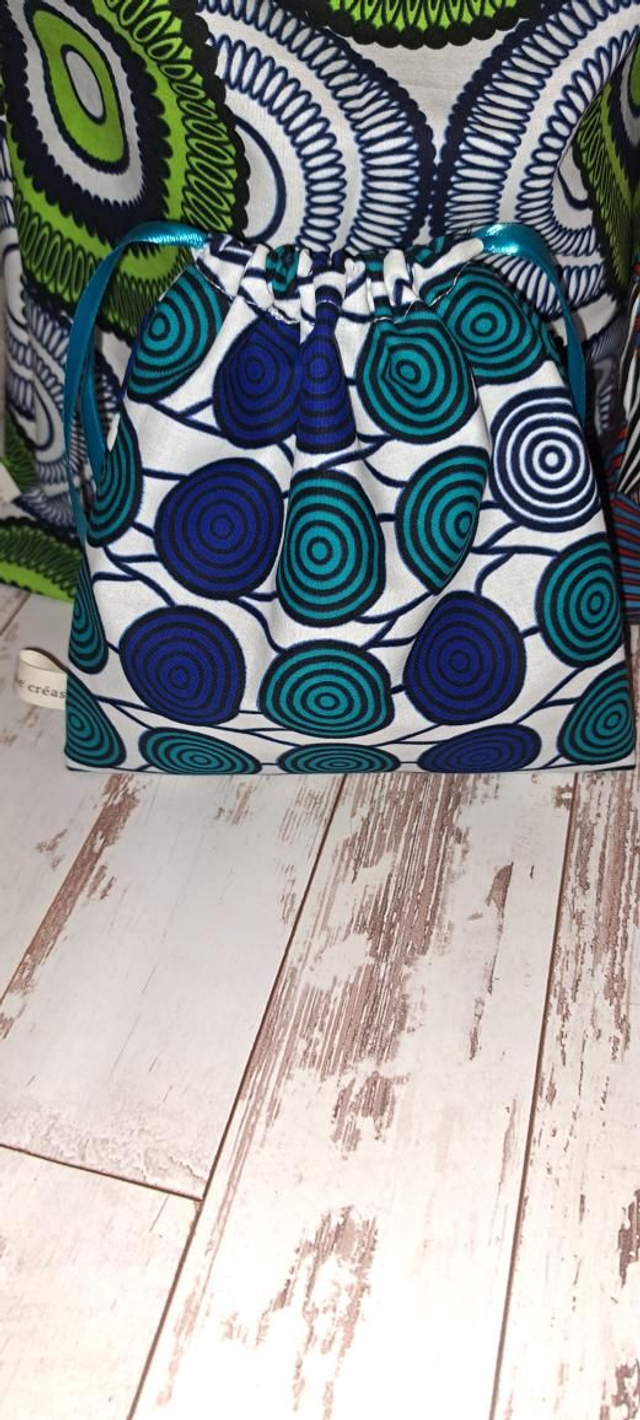 Pochon cadeau, vrac, wax rond