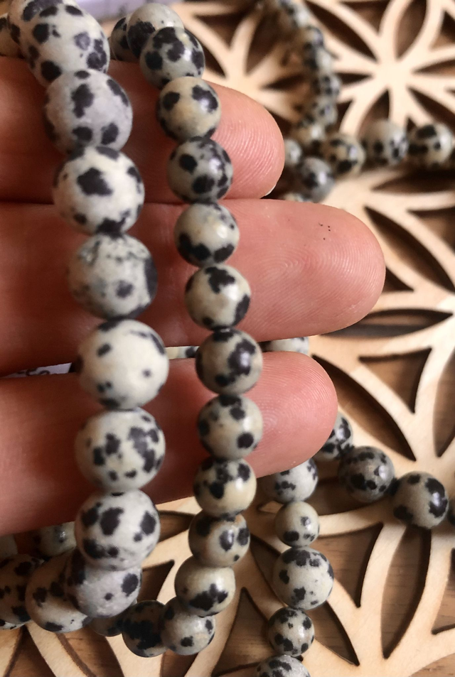 Bracelet Jaspe Dalmatien